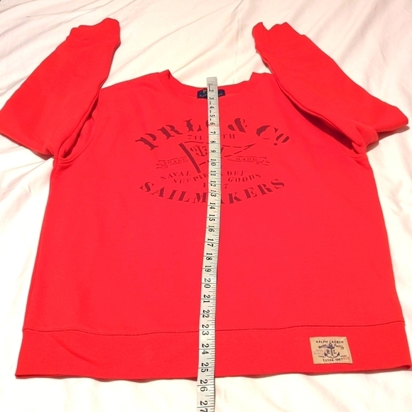 Polo Ralph Lauren Small size Red Boy's Sweatshirt. - Picture 8 of 8